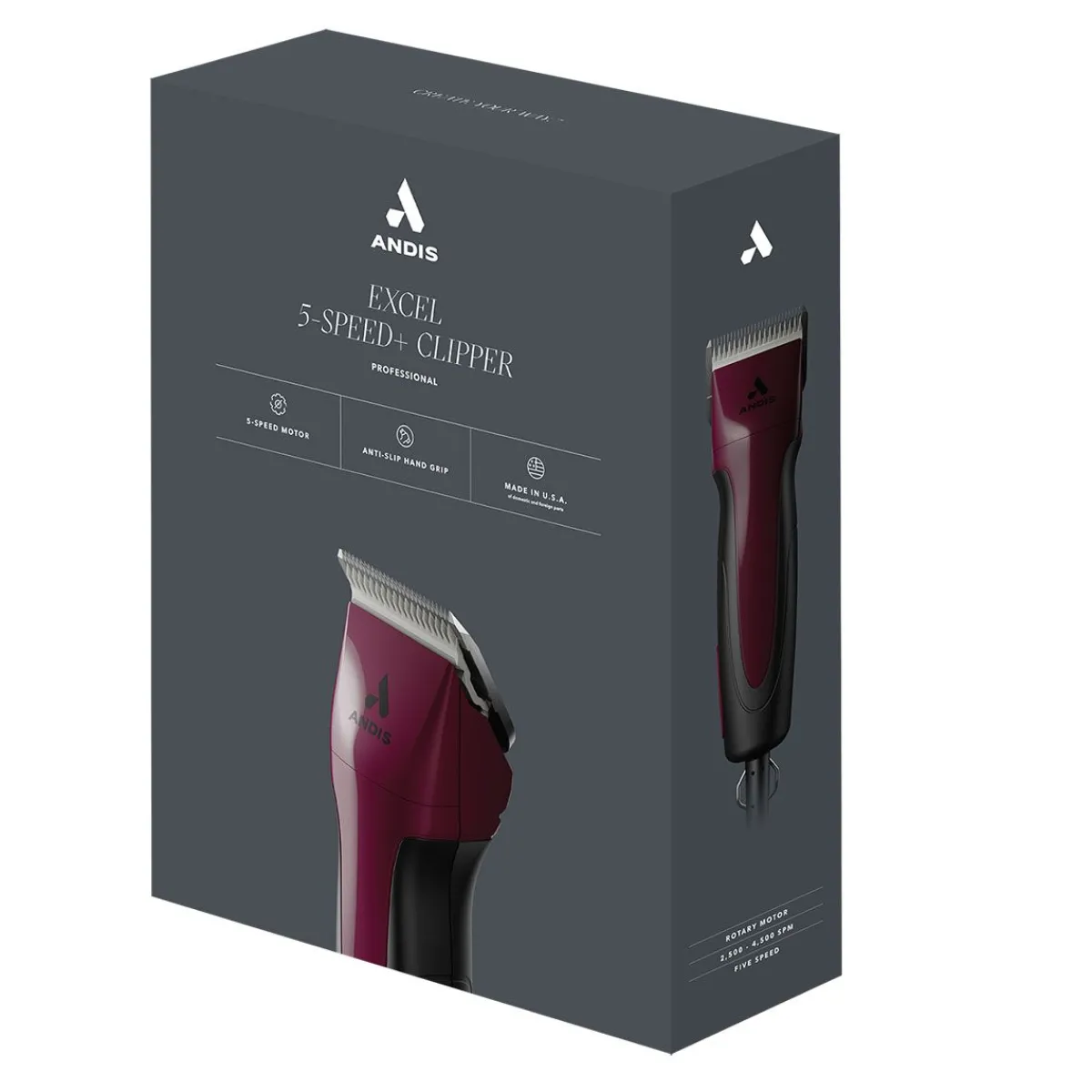 Ryan's Pet Supplies Andis Excel 5-Speed+ Professional Dog Grooming Clippers