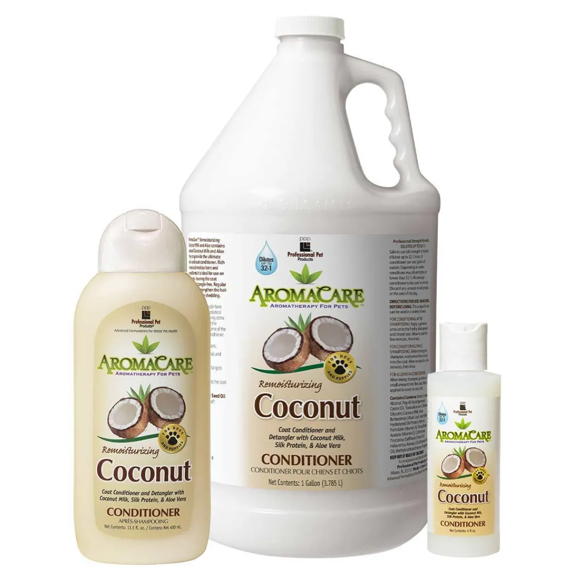 Ryan's Pet Supplies AromaCare Remoisturizing Coconut Milk and Aloe Coat Conditioner 32:1