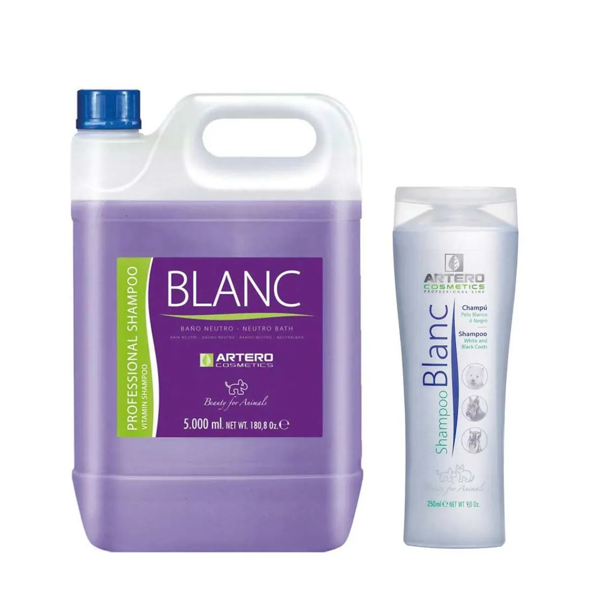 Ryan's Pet Supplies Artero BLANC White & Black Coat Shampoo