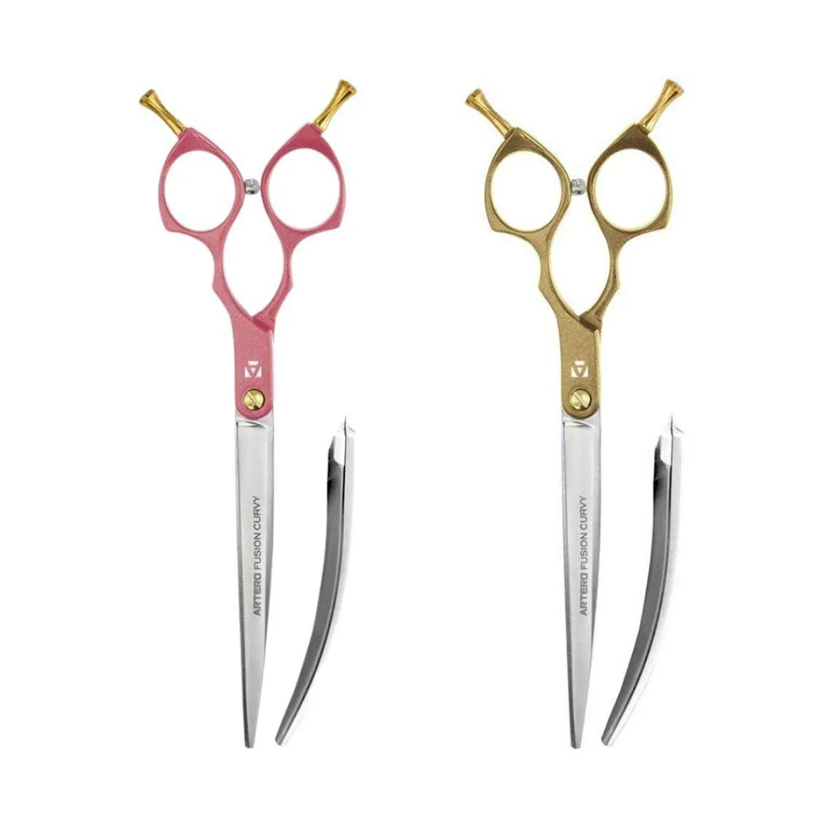 Ryan's Pet Supplies Artero Metallic Fusion Curvy 6" Grooming Shears