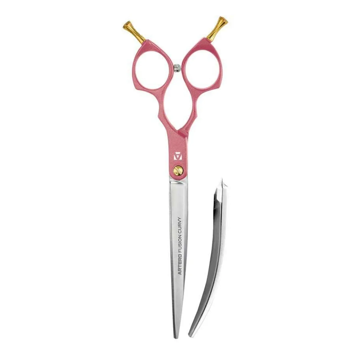 artero_metallic_fusion_curvy_quot_grooming_shears_2.webp Ryan's Pet Supplies Artero Metallic Fusion Curvy 6" Grooming Shears