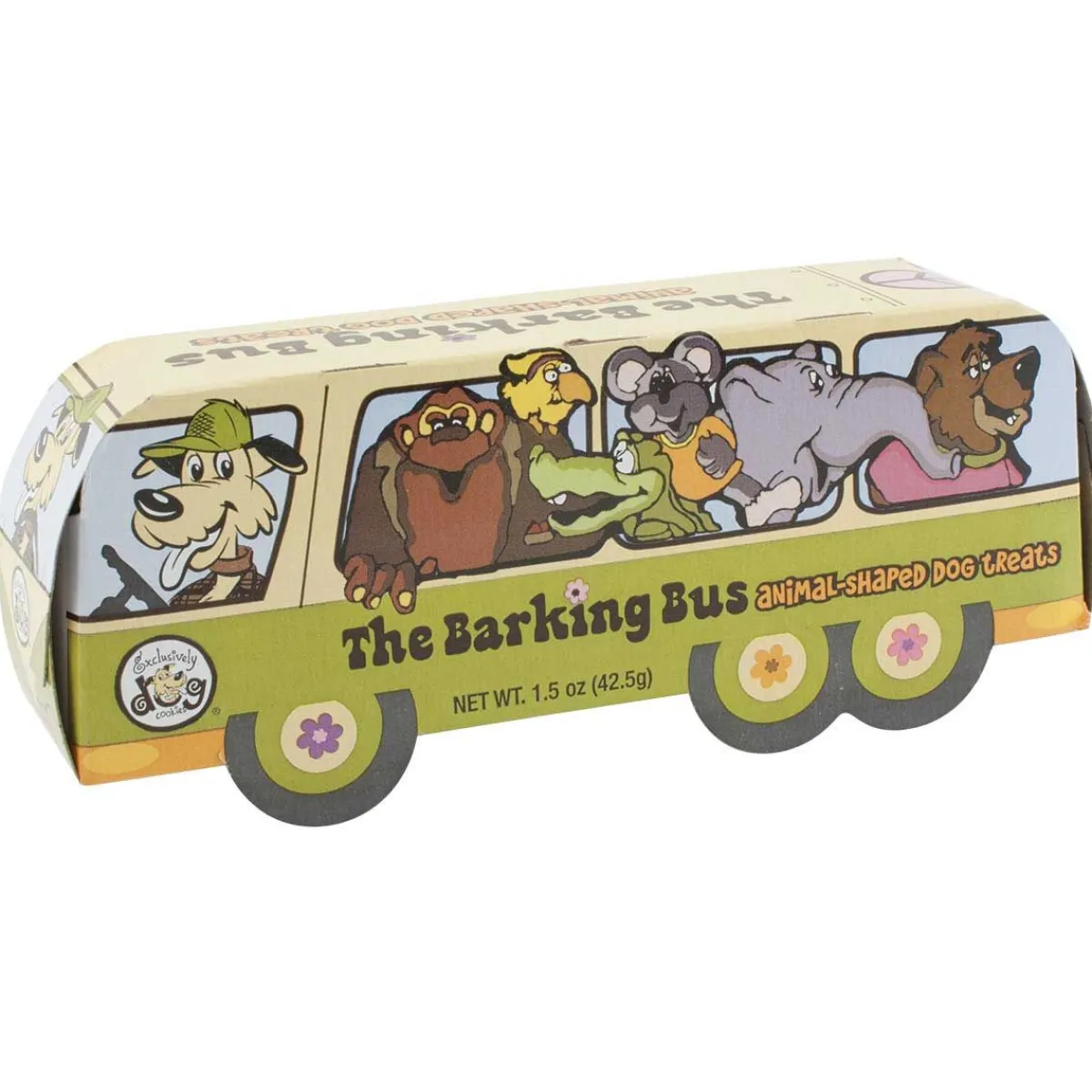 Ryan's Pet Supplies Barking Bus Animal-Shaped Dog Cookies - 1.5oz