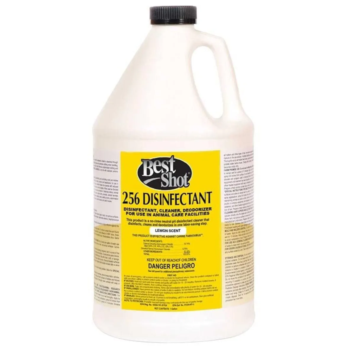 Ryan's Pet Supplies Best Shot 256:1 Disinfectant Lemon Gallon