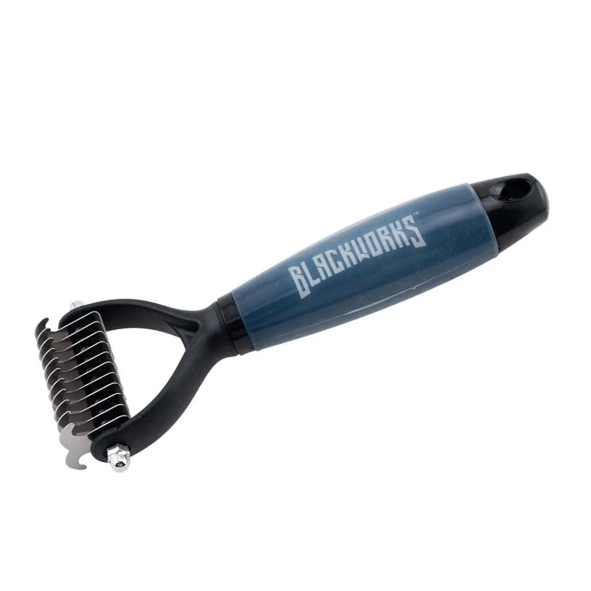 Ryan's Pet Supplies Blackworks Combo Deshed & Demat Tool - Small
