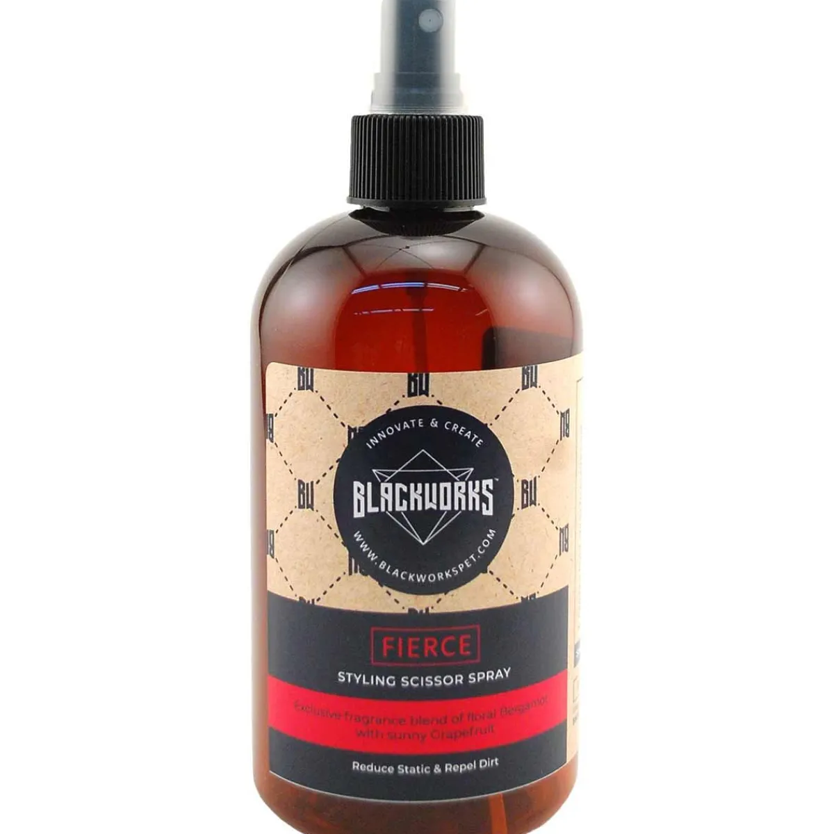 Ryan's Pet Supplies Blackworks FIERCE Pet Styling Scissoring Spray 12oz