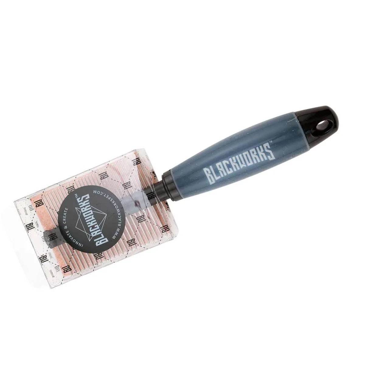 blackworks_nonslip_ergonomic_combo_comb_4.webp Ryan's Pet Supplies Blackworks Non-Slip Ergonomic Combo Comb