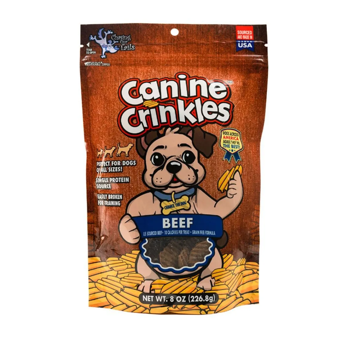 Ryan's Pet Supplies Chasing our Tails Canine Crinkles Healthy Dog Treats