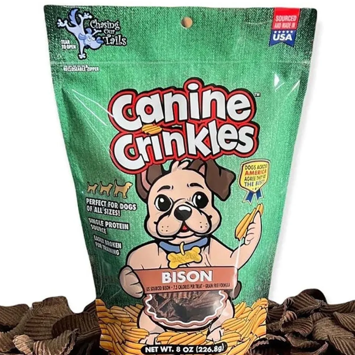 chasing_our_tails_canine_crinkles_healthy_dog_treats_2.webp Ryan's Pet Supplies Chasing our Tails Canine Crinkles Healthy Dog Treats