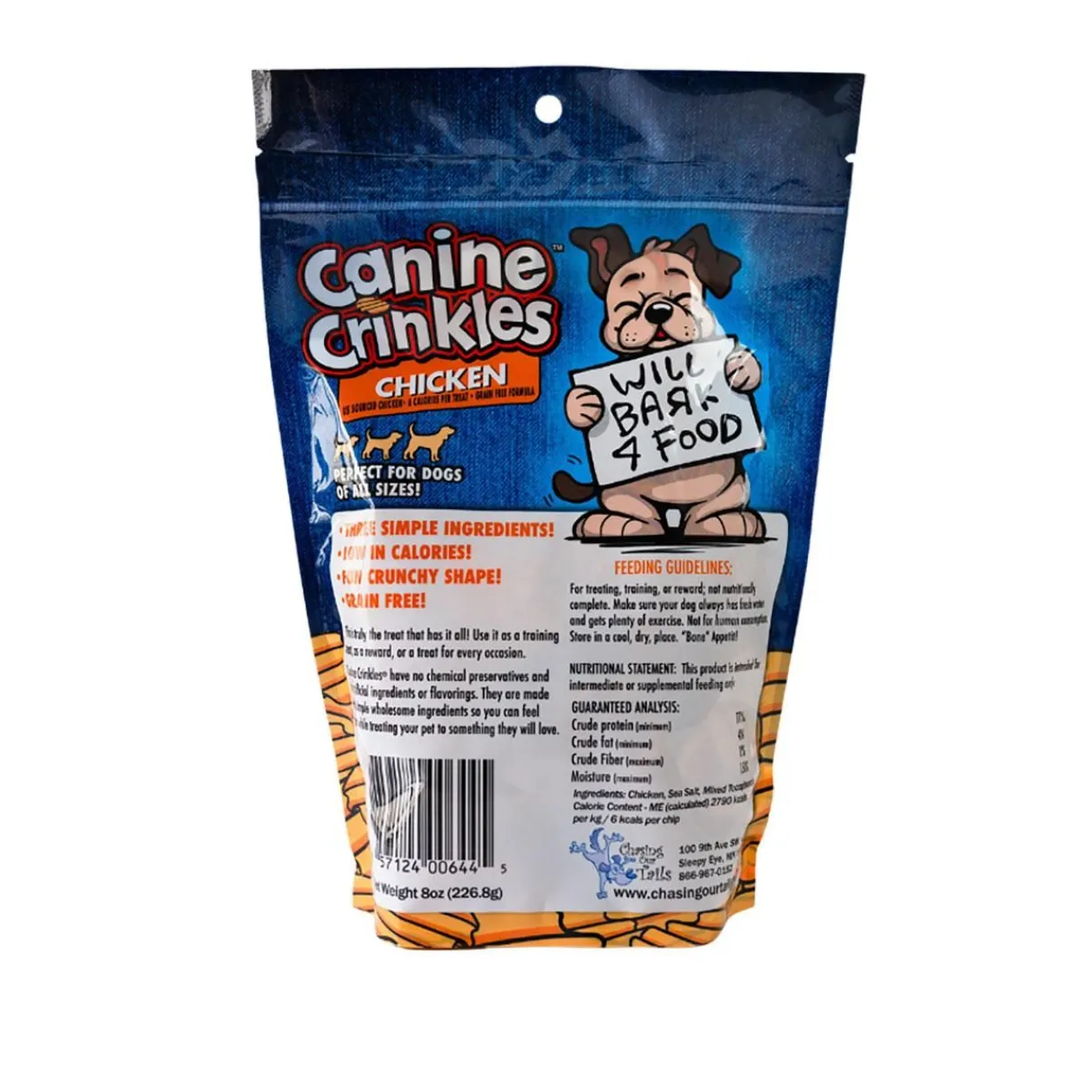 chasing_our_tails_canine_crinkles_healthy_dog_treats_4.webp Ryan's Pet Supplies Chasing our Tails Canine Crinkles Healthy Dog Treats