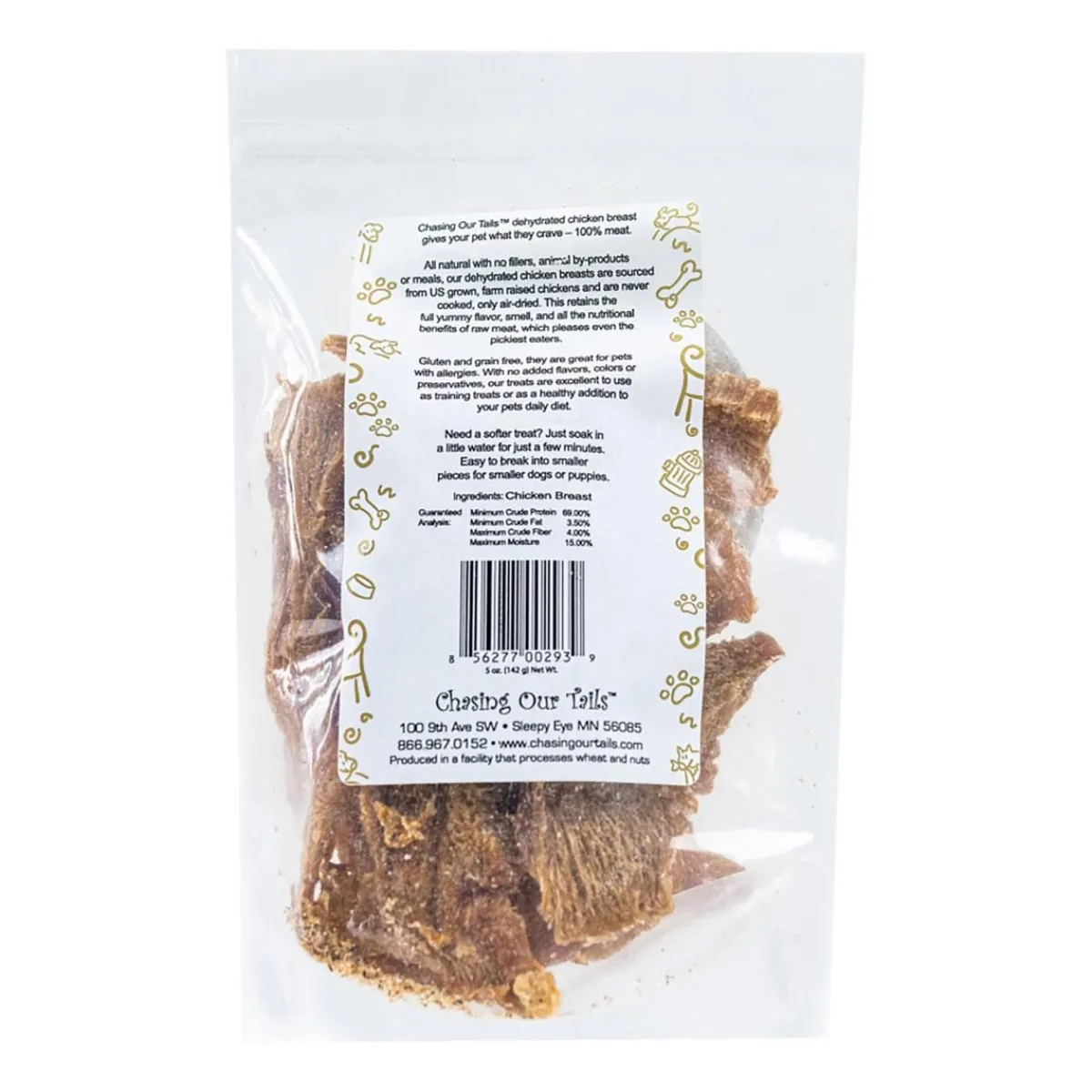 Ryan's Pet Supplies Chasing our Tails Chicken Breast Dehydrate 5 oz