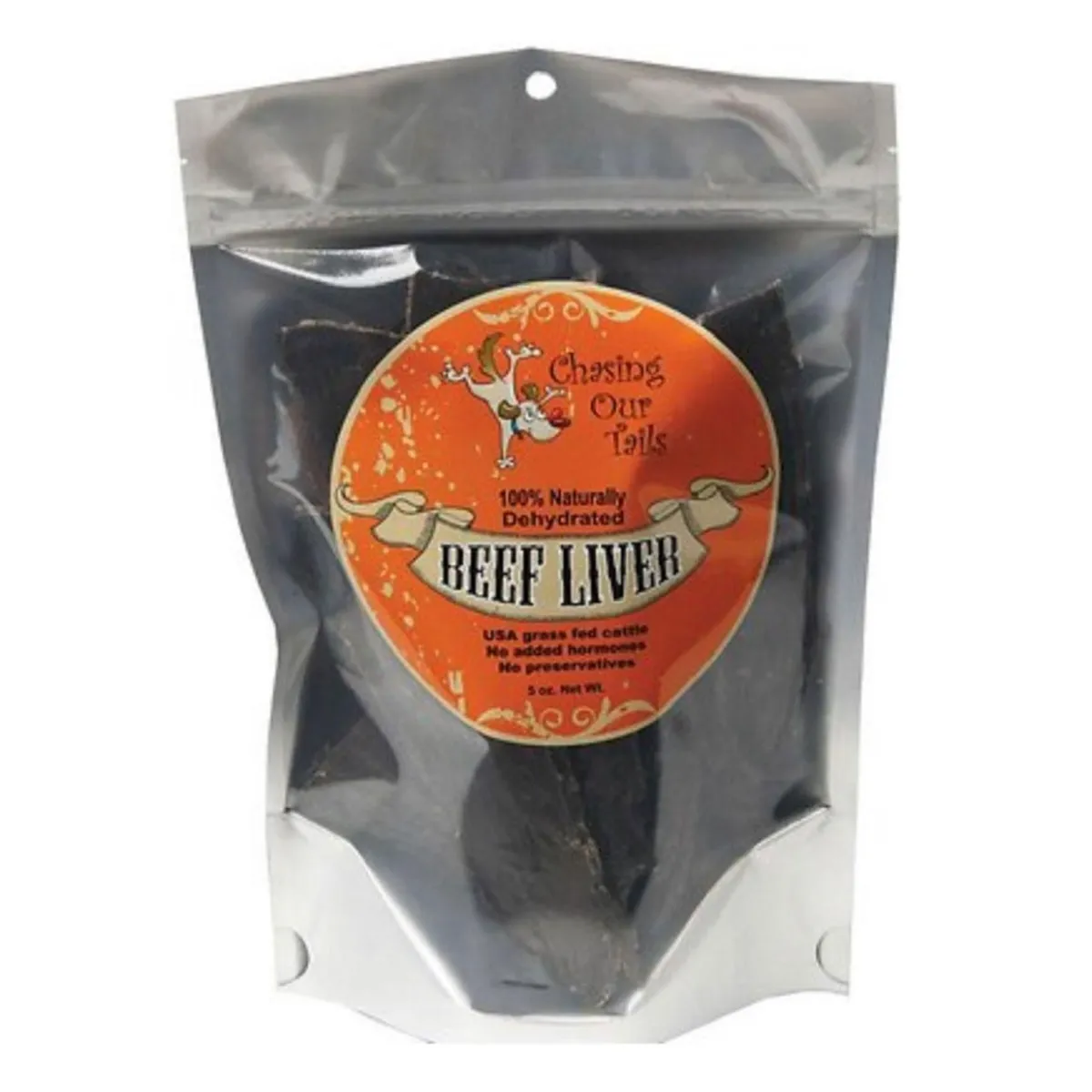 Ryan's Pet Supplies Chasing Our Tails Naturally Dehydrated Beef Liver Treat 5oz