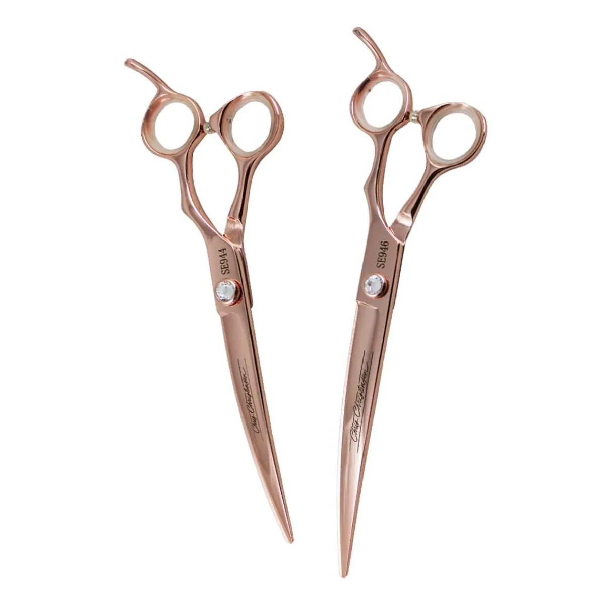 Ryan's Pet Supplies Chris Christensen Adalynn Rose Curved Grooming Shears