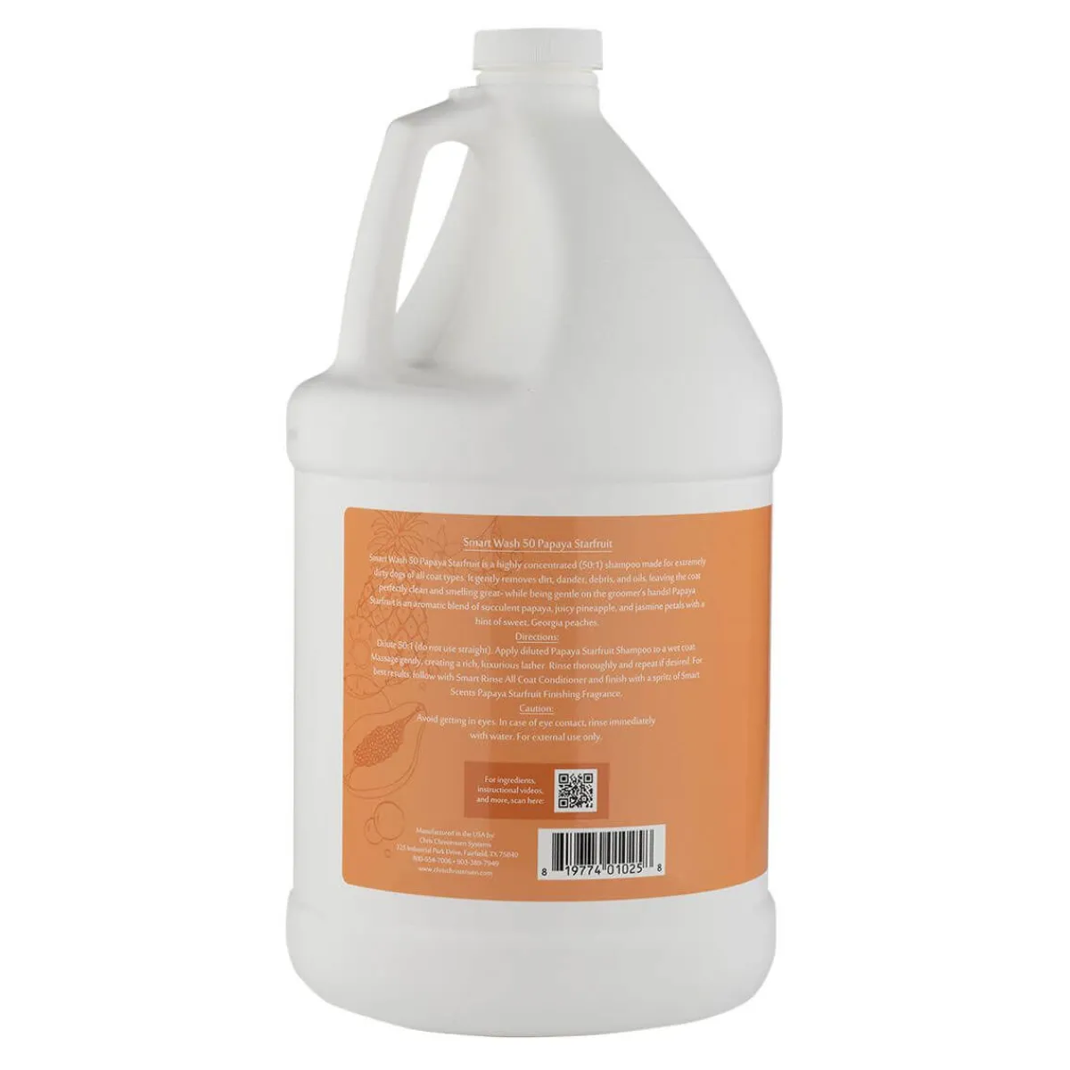 Ryan's Pet Supplies Chris Christensen SmartWash Papaya Starfruit Grooming Shampoo