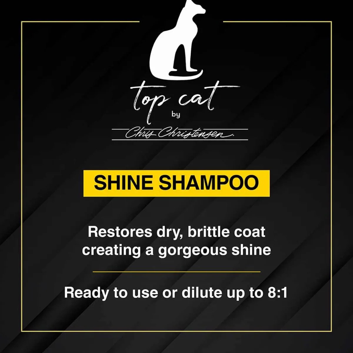 Ryan's Pet Supplies Chris Christensen Top Cat - Restorative Shine Cat Shampoo