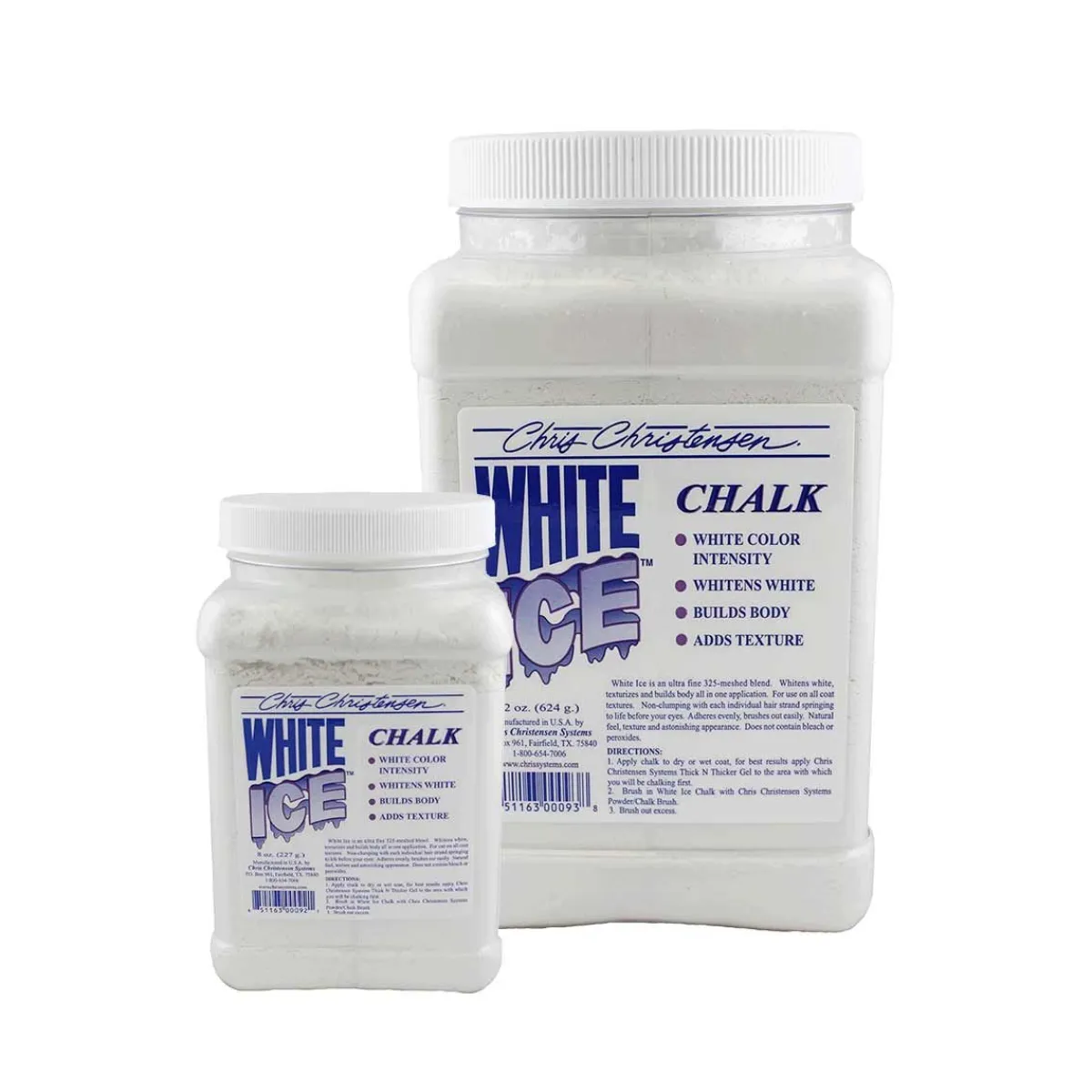 Ryan's Pet Supplies Chris Christensen White Ice Chalk for White Dogs