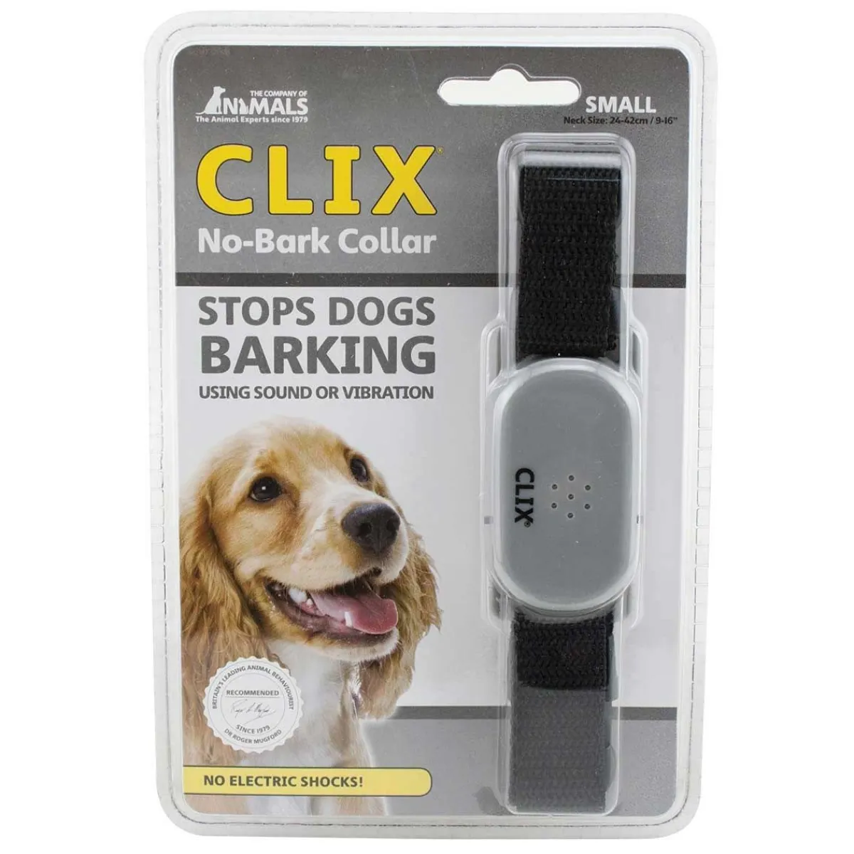 Ryan's Pet Supplies Clix No-Bark Collar Small Dogs 6-22 lbs