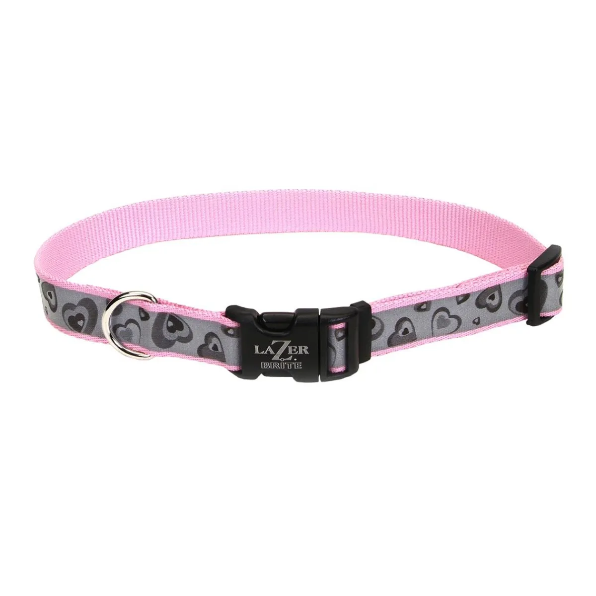 Ryan's Pet Supplies Coastal Lazer Brite Reflective Adjustable Dog Collar - Small