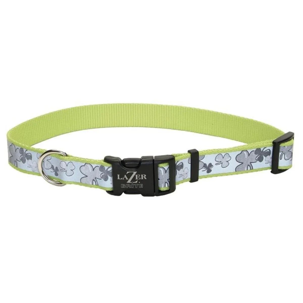 Ryan's Pet Supplies Coastal Lazer Brite Reflective Adjustable Dog Collar - Small
