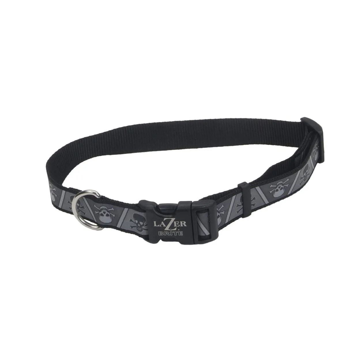 coastal_lazer_brite_reflective_adjustable_dog_collar__small_2.webp Ryan's Pet Supplies Coastal Lazer Brite Reflective Adjustable Dog Collar - Small