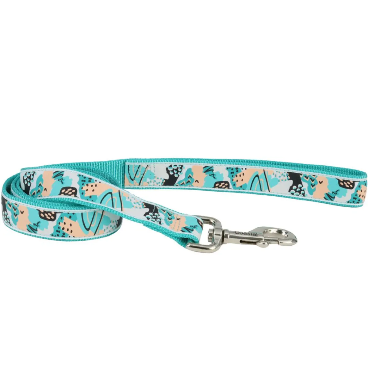 coastal_ribbon_dog_leash_quot_x__2.webp Ryan's Pet Supplies Coastal Ribbon Dog Leash 5/8" x 6'