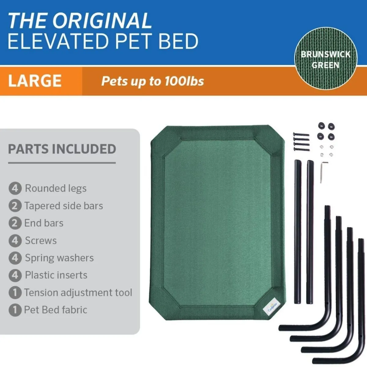 Ryan's Pet Supplies Coolaroo Pet Bed - Large