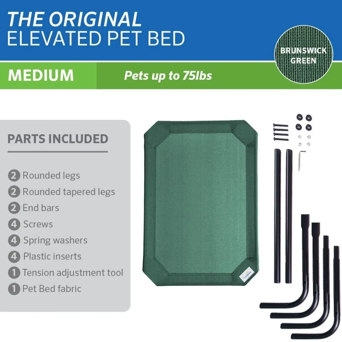 Ryan's Pet Supplies Coolaroo Pet Bed - Medium