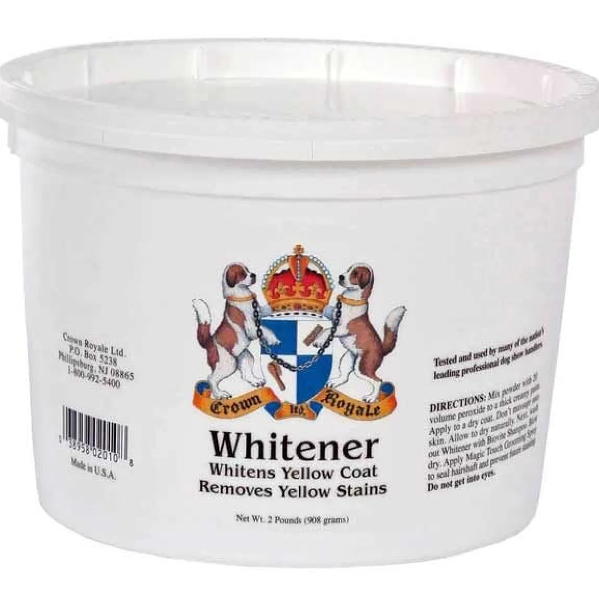Ryan's Pet Supplies Crown Royale Whitener Grooming Powder