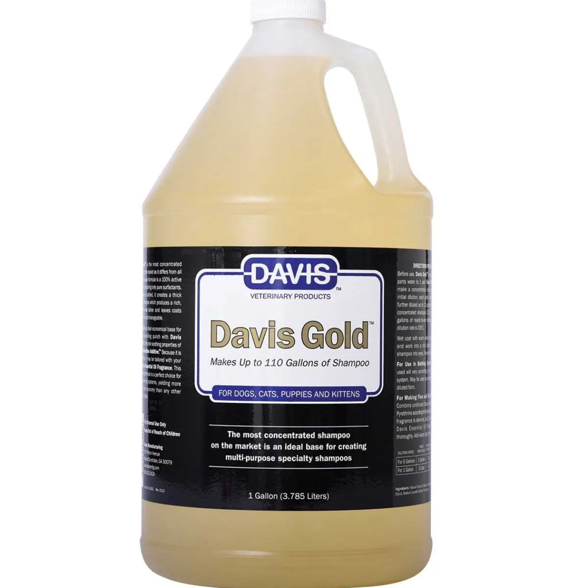 Ryan's Pet Supplies Davis Gold Shampoo 110:1 Gallon