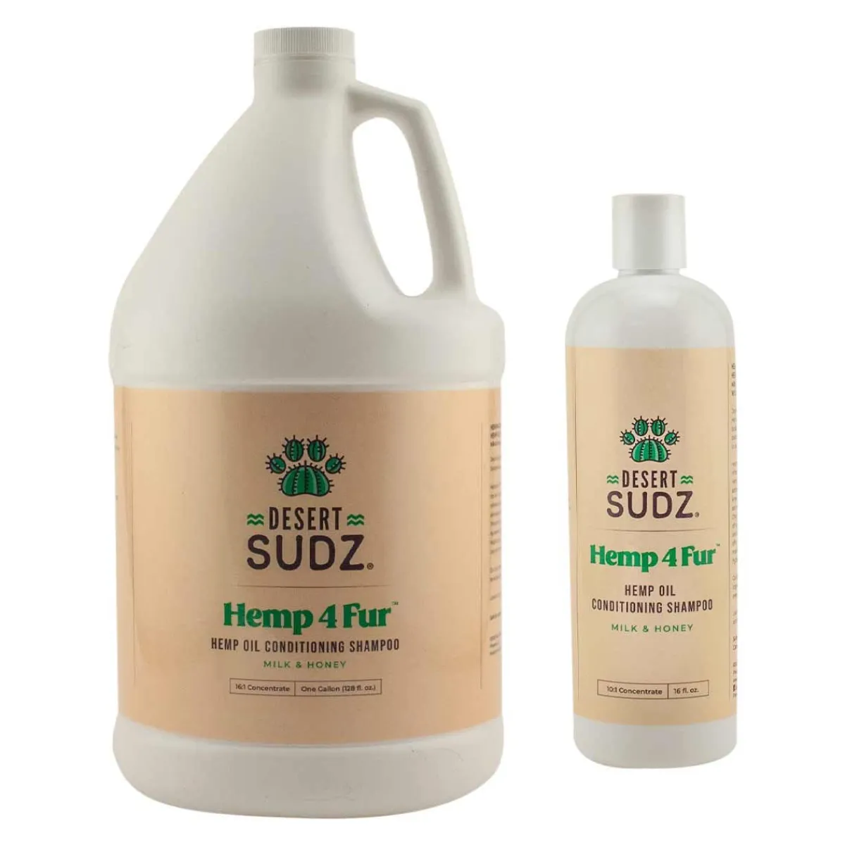 Ryan's Pet Supplies Desert Sudz Calming Hemp4Fur Hemp Oil Milk & Honey Shampoo