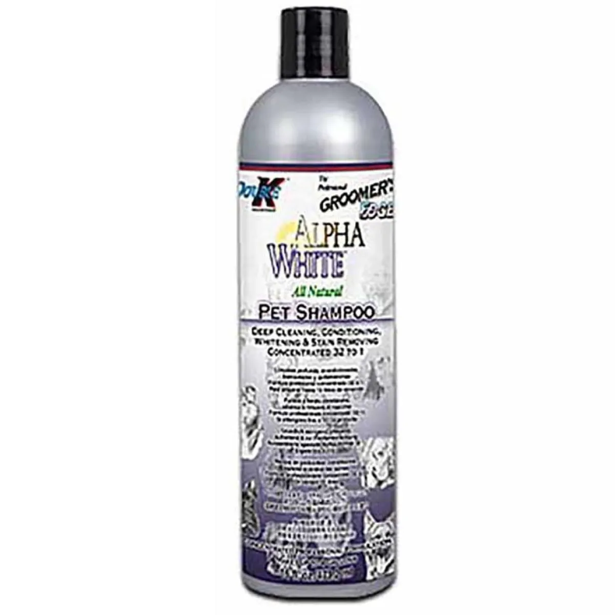 Ryan's Pet Supplies Double K Groomer's Edge Alpha White Shampoo 32:1