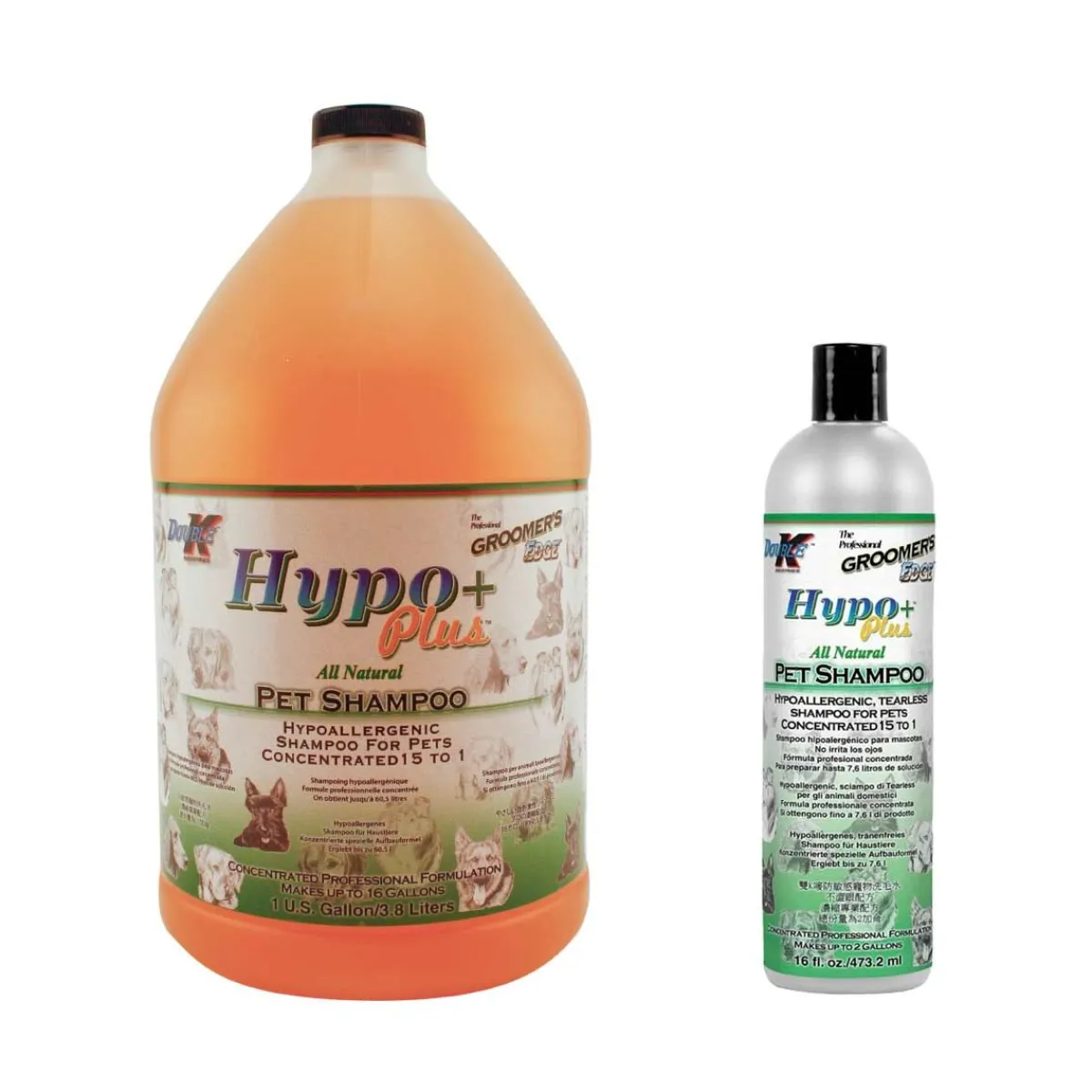 Ryan's Pet Supplies Double K Groomer's Edge Hypo Plus Shampoo 15:1