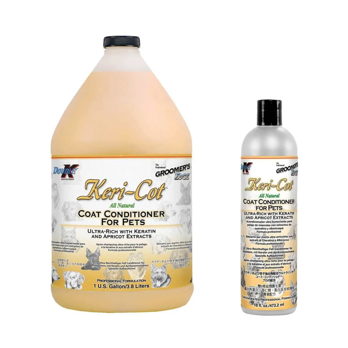 Ryan's Pet Supplies Double K Groomer's Edge Keri-Cot Conditioner 4:1