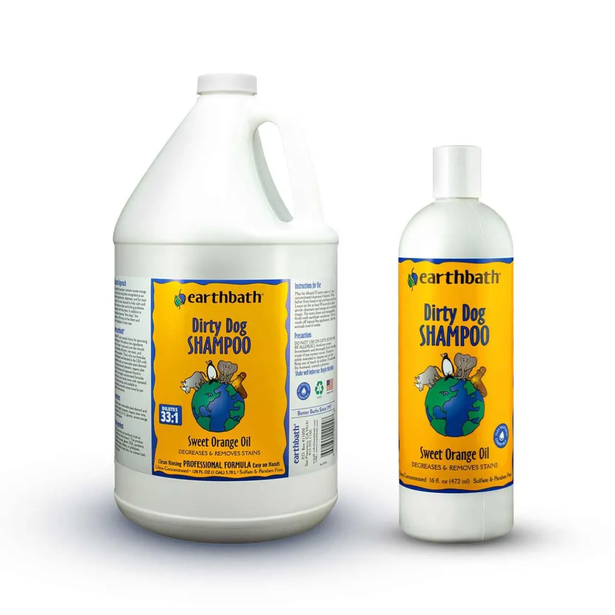 Ryan's Pet Supplies Earthbath Dirty Dog Shampoo 33:1