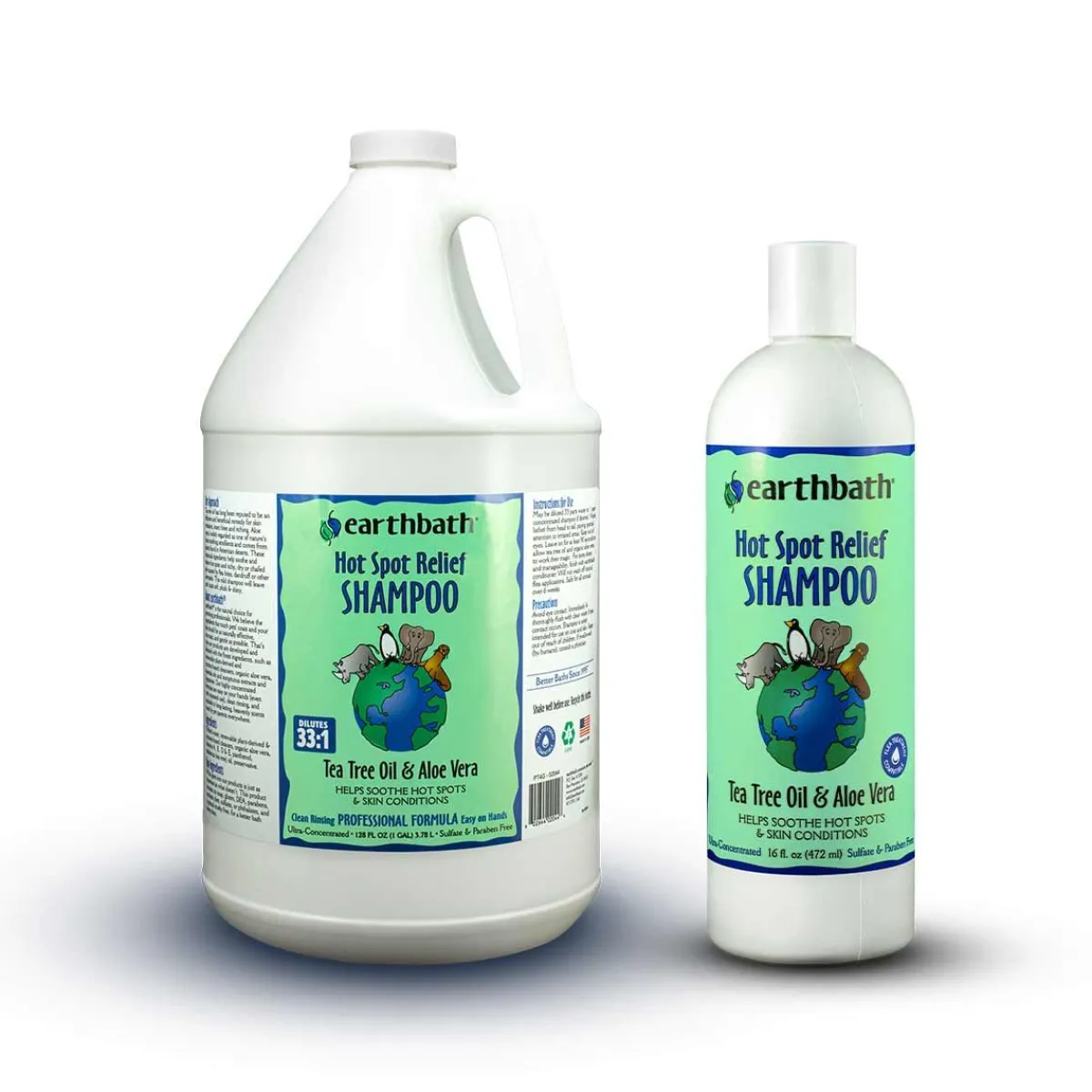 Ryan's Pet Supplies Earthbath Hot Spot Relief Tea Tree & Aloe Shampoo  33:1