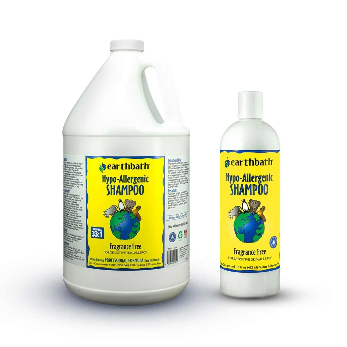 Ryan's Pet Supplies Earthbath Hypo-Allergenic Pet  Shampoo 33:1