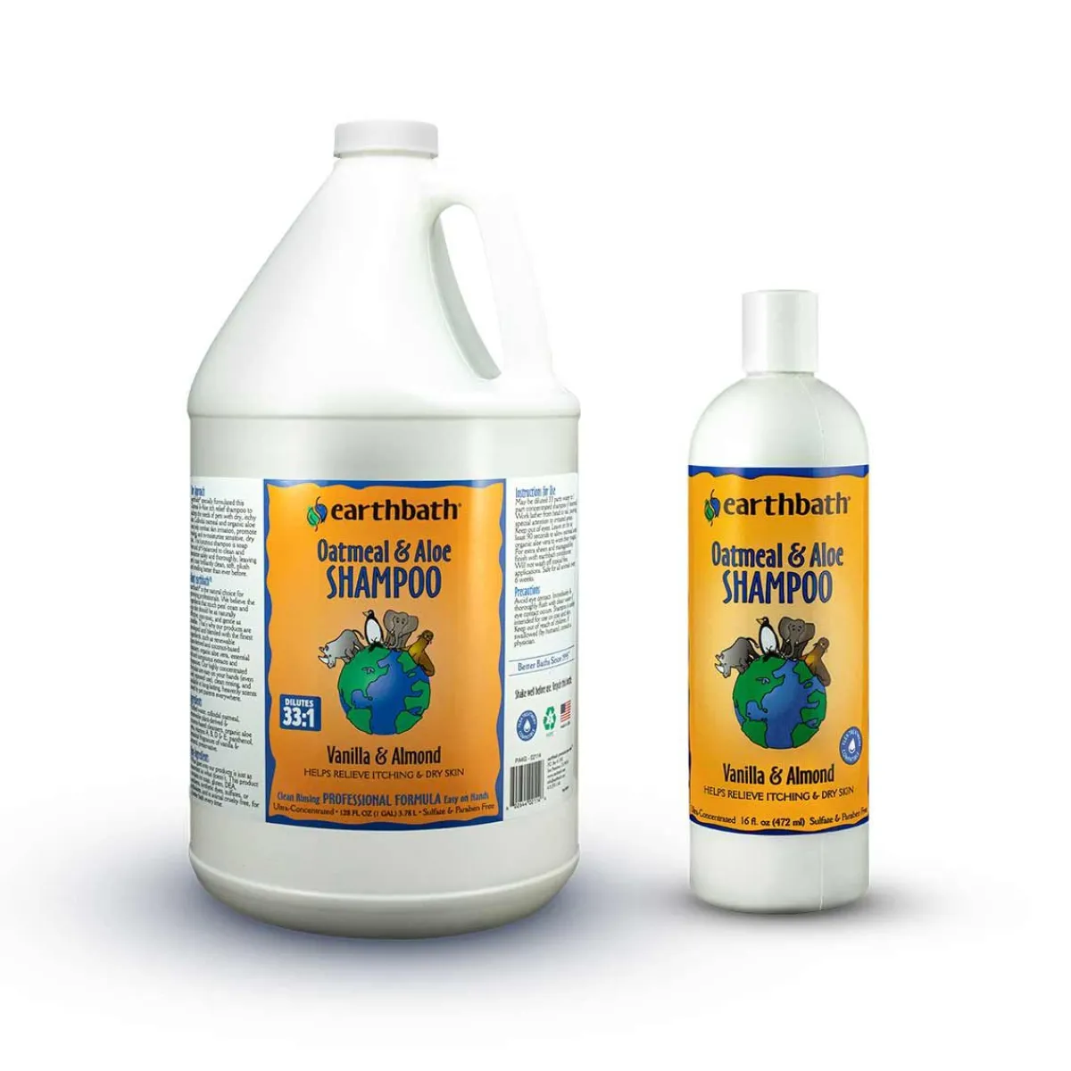 Ryan's Pet Supplies Earthbath Oatmeal & Aloe Grooming Shampoo 33:1