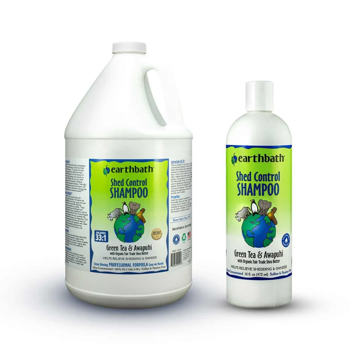 Ryan's Pet Supplies Earthbath Shed Control Pet Shampoo 33:1
