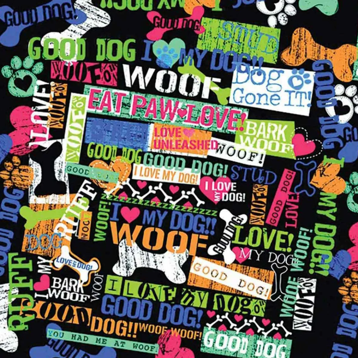 Ryan's Pet Supplies Eat Paw Love Pet Bandana