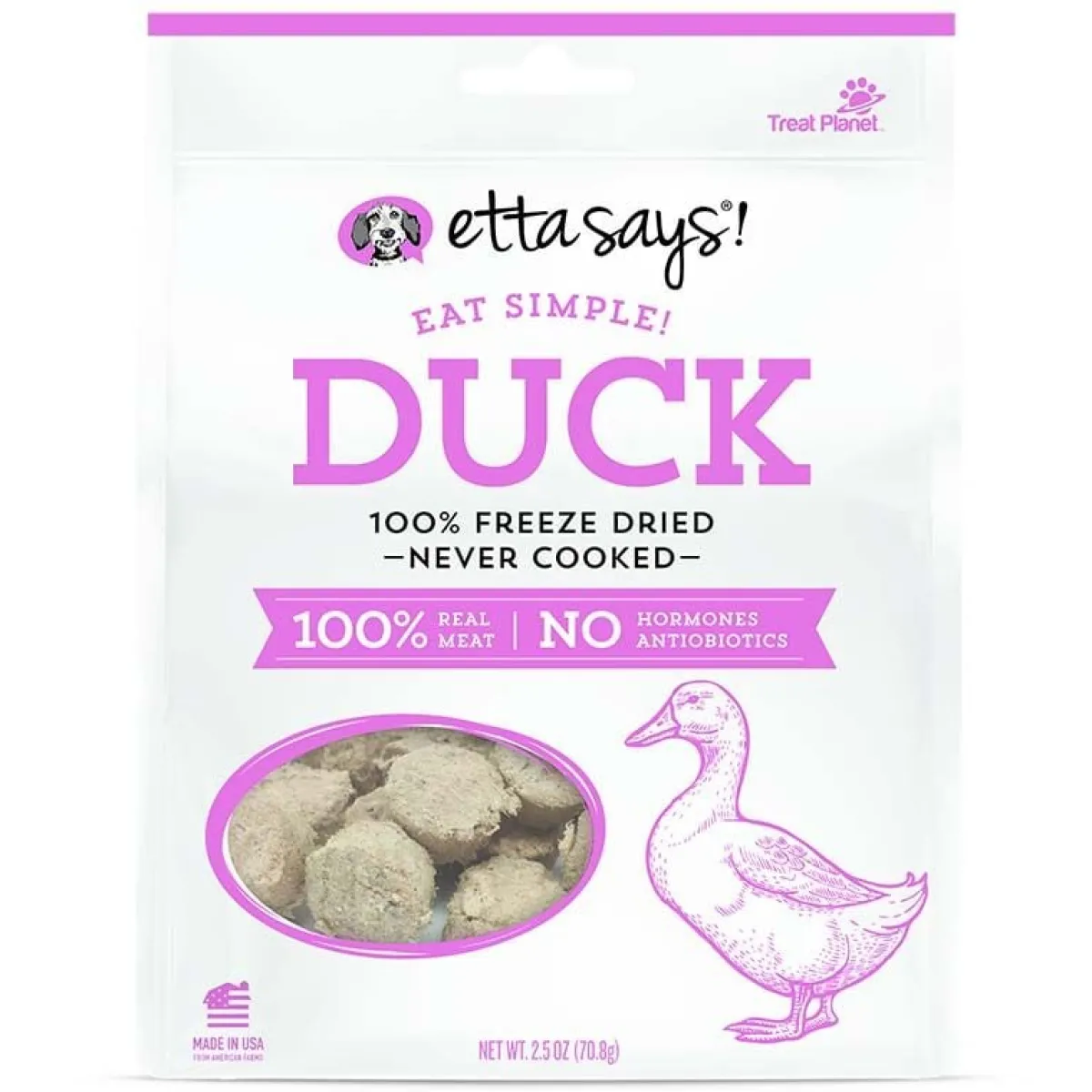 Ryan's Pet Supplies Eat Simple! Freeze Dried Duck 2.5 oz