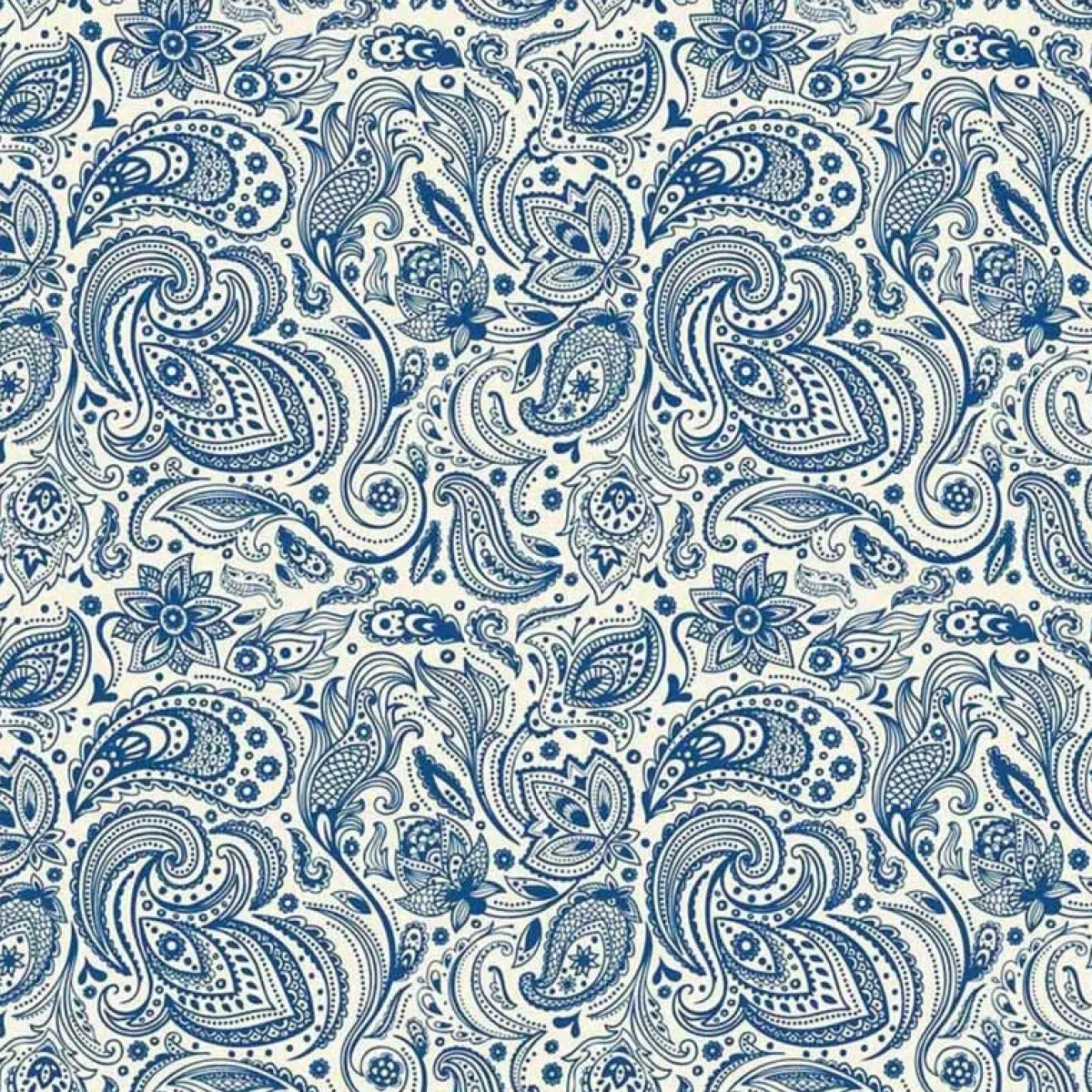 Ryan's Pet Supplies English Indigo Paisley Pet Bandana
