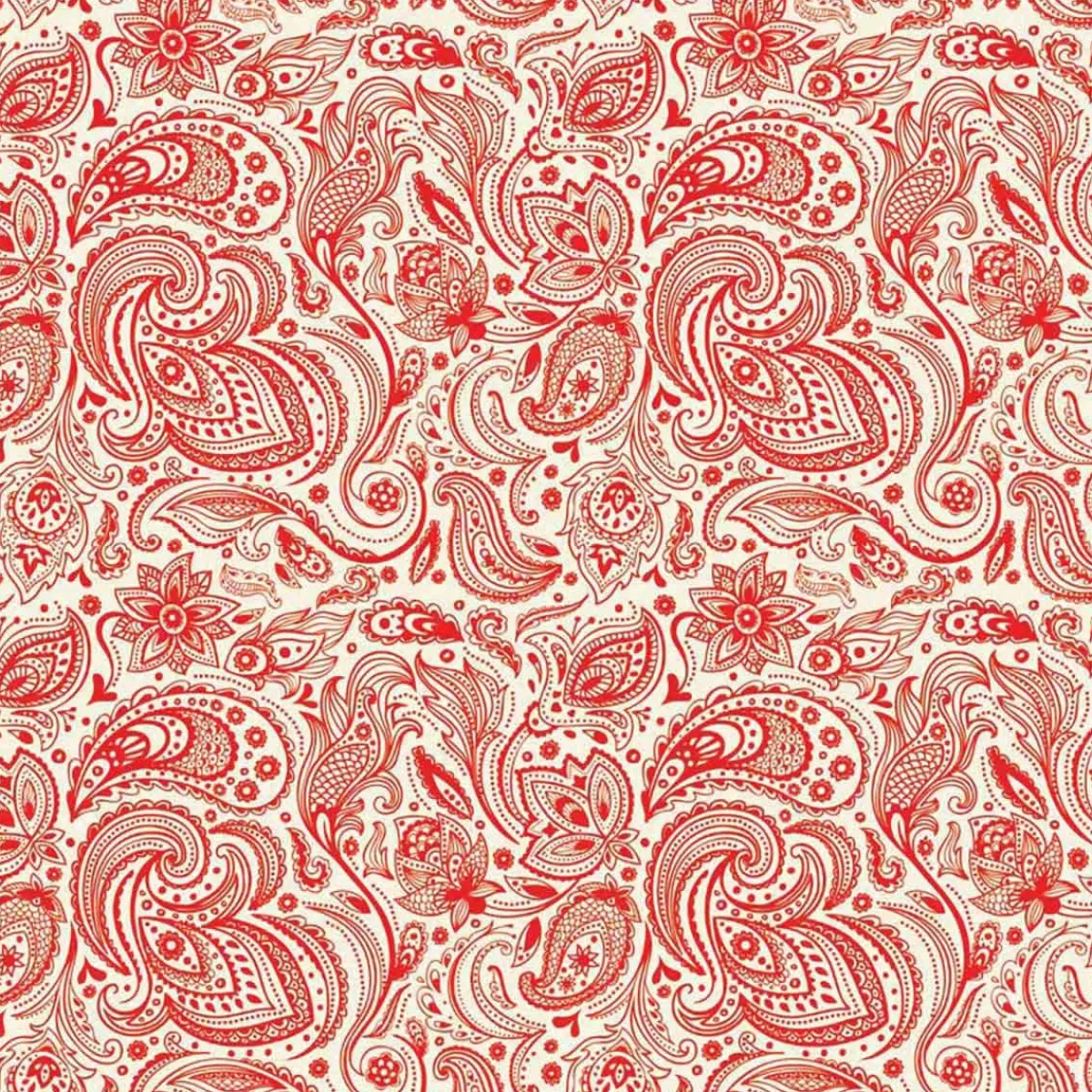 Ryan's Pet Supplies English Red Paisley Pet Bandana