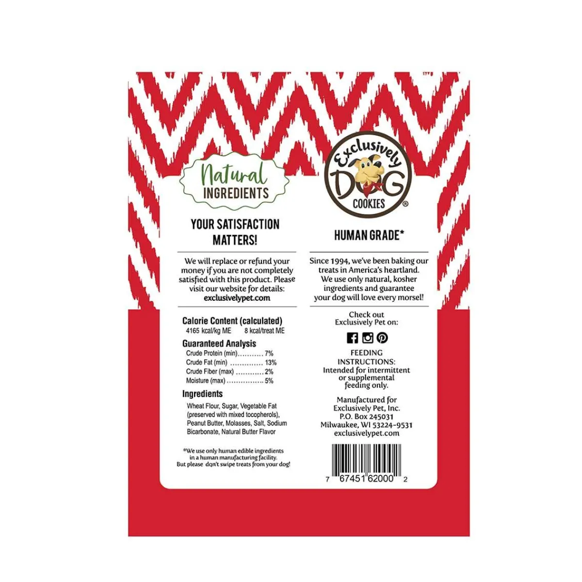 Ryan's Pet Supplies Exclusively Dog Bonfire Bears - Peanut Butter & Molasses Flavor