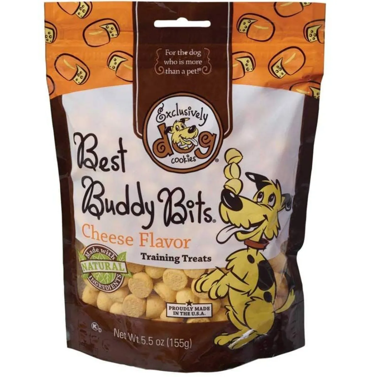 Ryan's Pet Supplies Exclusively Dog Buddy Bits Cheese Training Treats - 5.5oz