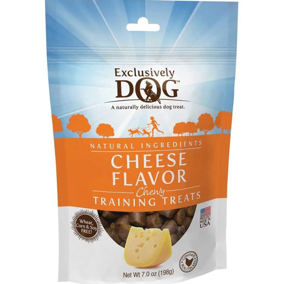 Ryan's Pet Supplies Exclusively Dog Chewy Training Treats - Cheese 7 oz