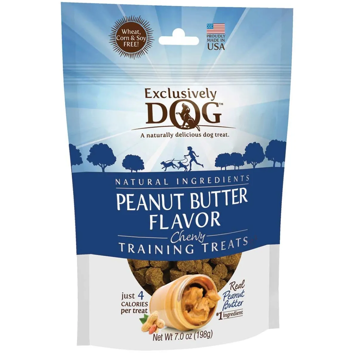 Ryan's Pet Supplies Exclusively Dog Chewy Training Treats Peanut Butter 7 oz