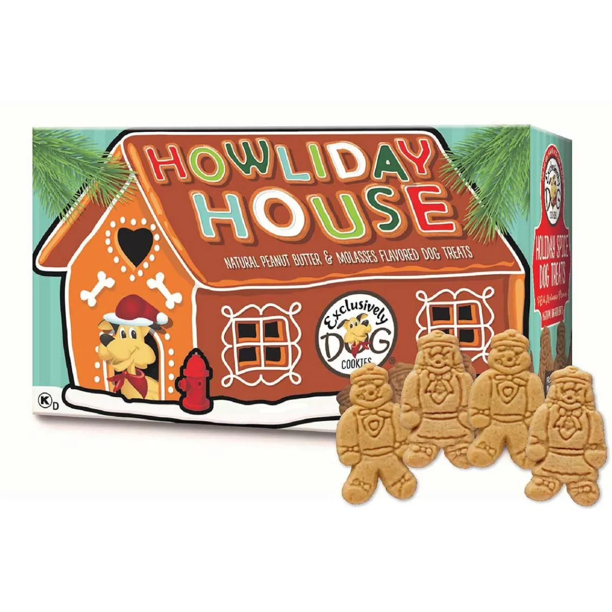 Ryan's Pet Supplies Exclusively Dog Howliday House Gingerbread Treats