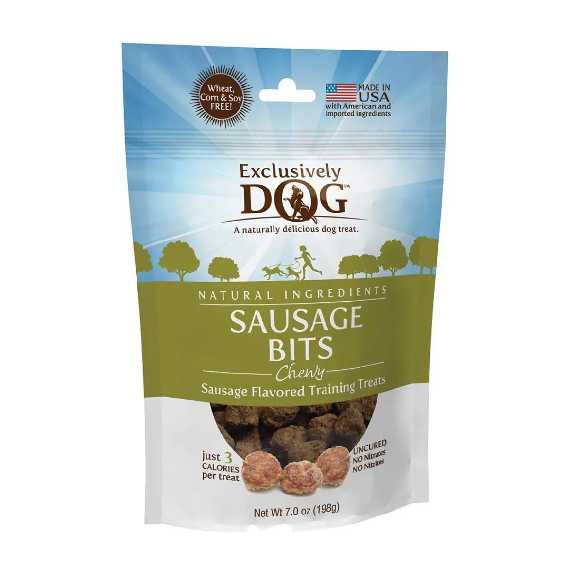 Ryan's Pet Supplies Exclusively Dog Sausage Bits Meat Treats - 7 oz