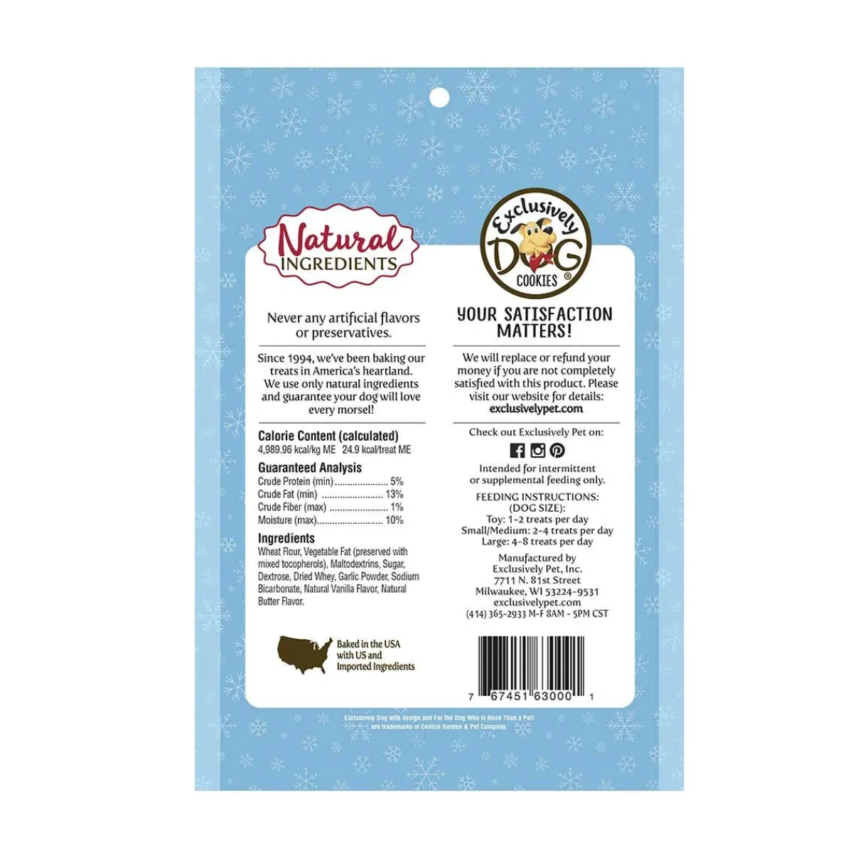 Ryan's Pet Supplies Exclusively Dog Snowballs - Vanilla Flavored Wafer Cookies