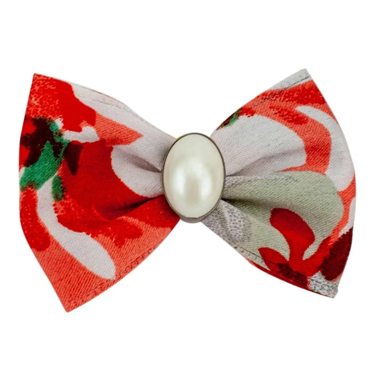 Ryan's Pet Supplies Fancy Finishes Designer Satin Dog Bows with Oval Bead - 24ct