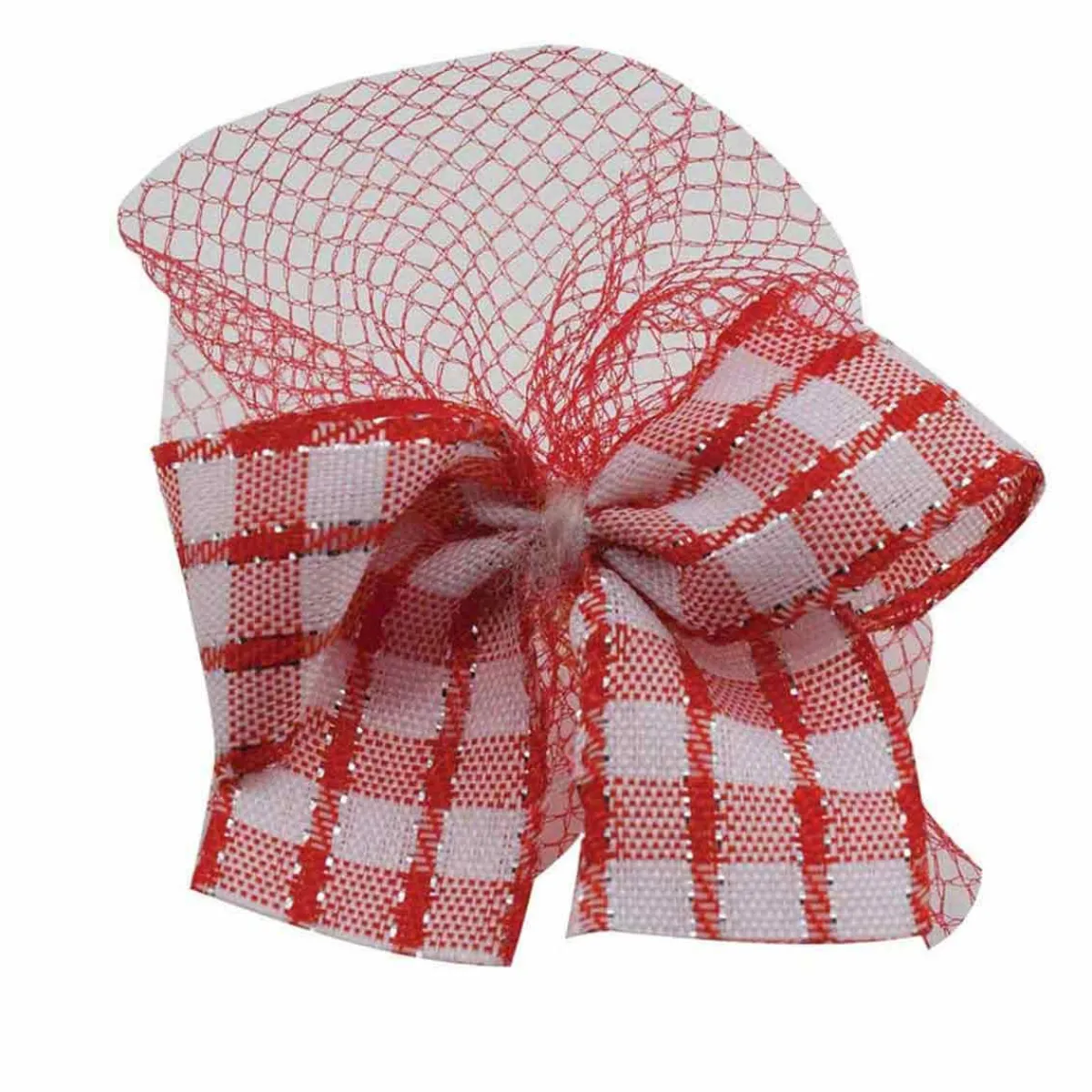 Ryan's Pet Supplies Fancy Finishes Plaid Dog Bows With Tulle - 100 Count